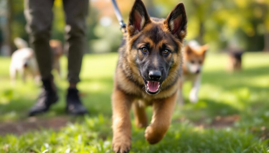 Le chien adolescent s'assagit progressivement