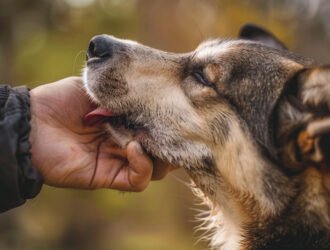 Pourquoi mon chien me lèche les bras ?