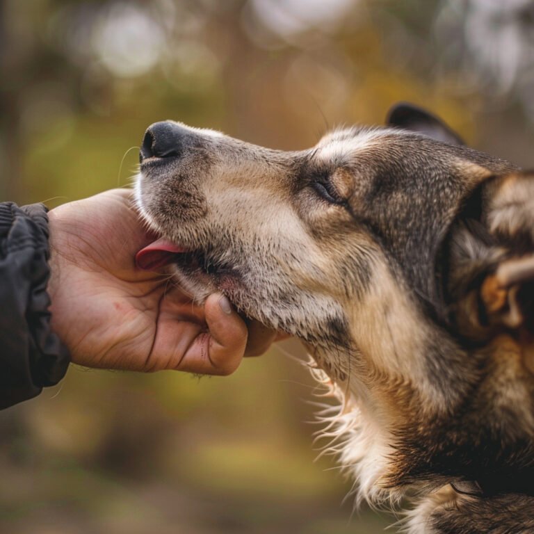 Pourquoi mon chien me lèche les bras