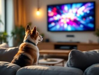 chien aboie télévision comportement