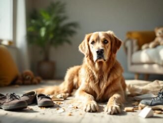 chien destructeur comportement solutions