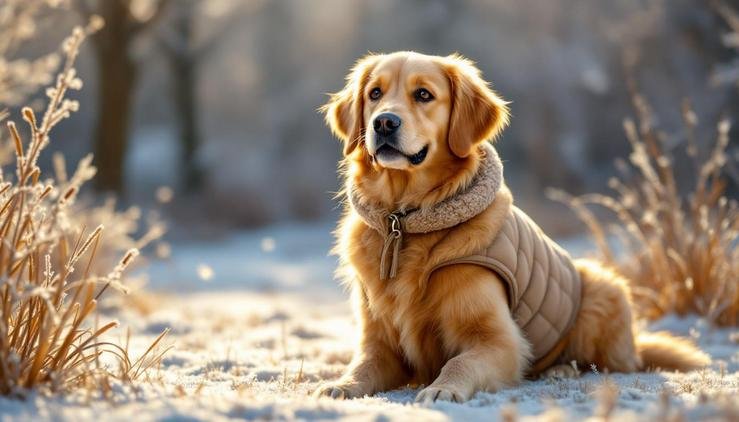 chien froid extérieur température alimentation