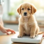 chiot poids idéal croissance