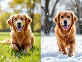 activité chien saisons été hiver