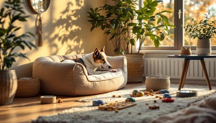 amenagement interieur chien appartement stimulation