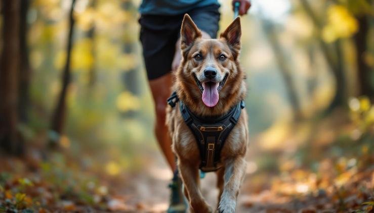 chien coureur canicross race