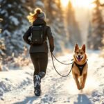 canicross hiver chien neige