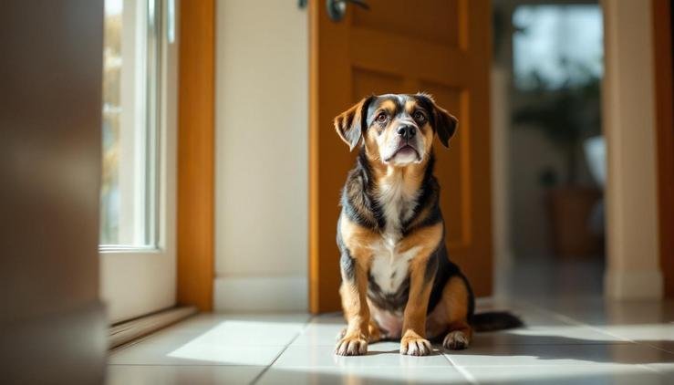 chien anxieux comportement destructeur