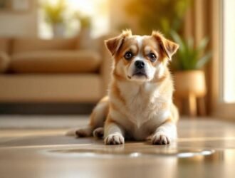 chien fait besoins maison