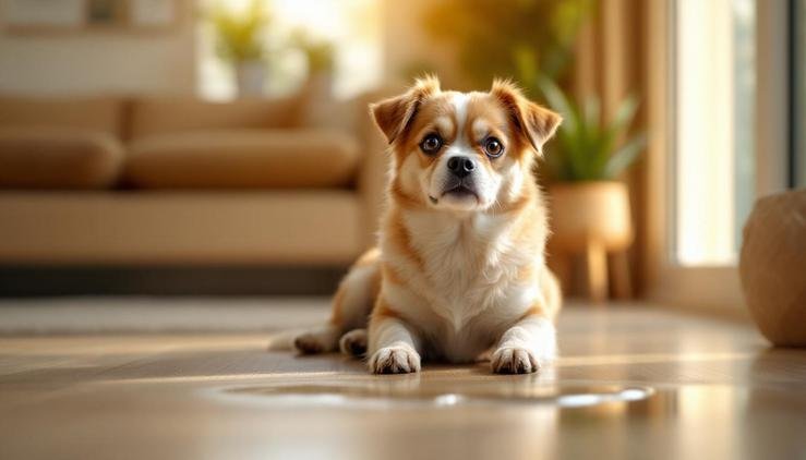 chien fait besoins maison