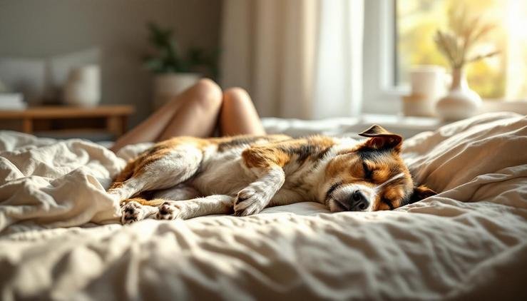 chien dominant contrôle territoire comportement
