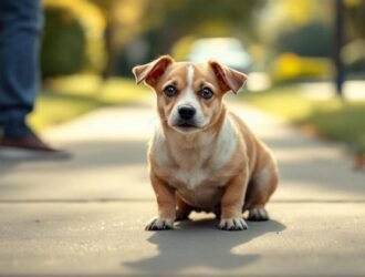 chien craintif promenade rassurer