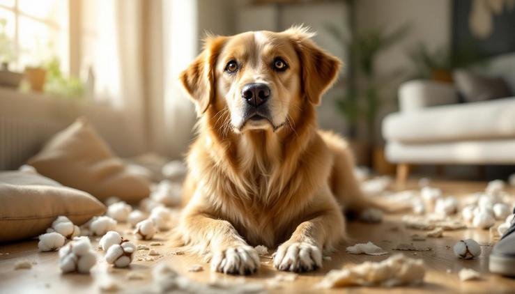 chien destructeur comportement canin solutions