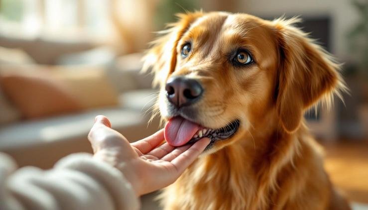 chien lèche comportement solutions