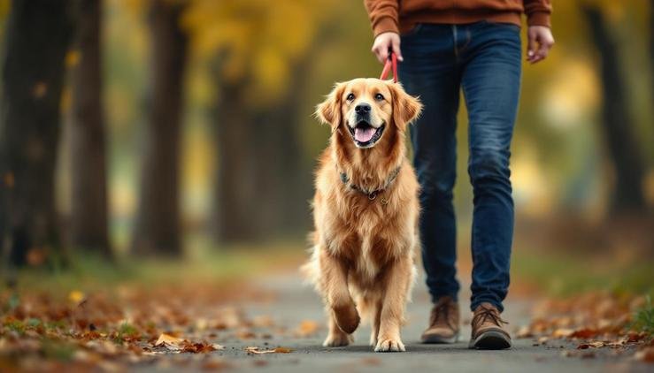chien marche laisse éducation positive