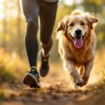 chien sportif course active