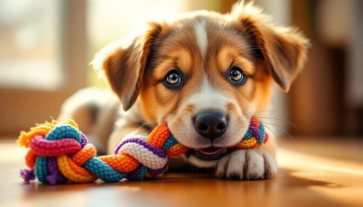 chiot mordille comportement naturel