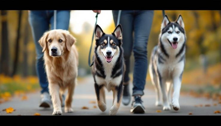 dressage chien laisse race