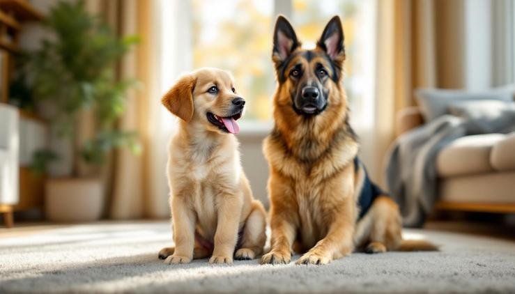 dressage chiot chien adulte
