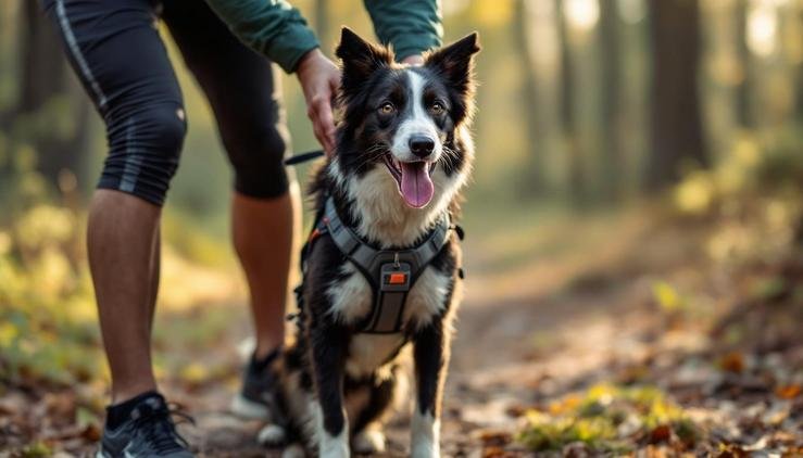 échauffement chien canicross préparation
