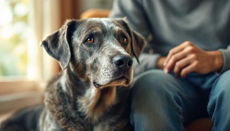 éducateur canin chien âgé