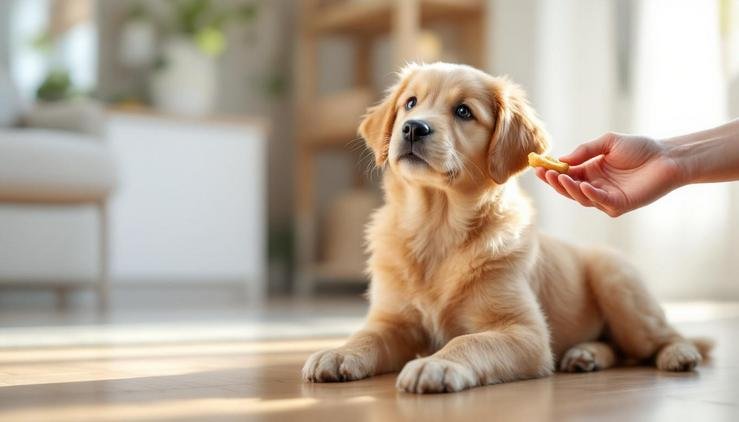éducation chiot saut dressage patience
