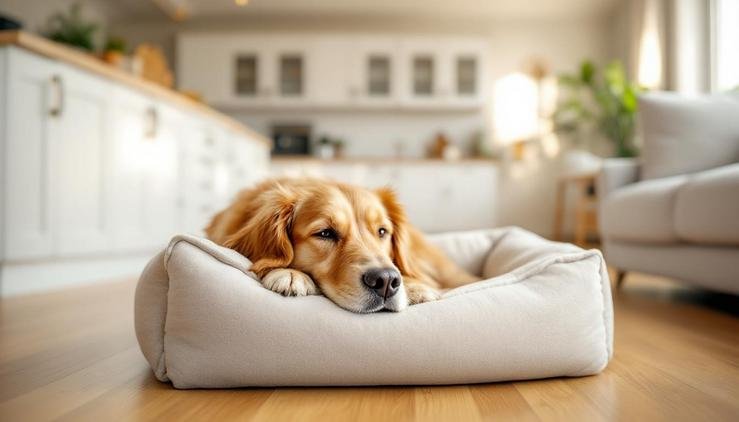 intérieur sécurisé chien confortable
