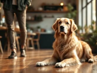 chien cafe terrasse accueillant