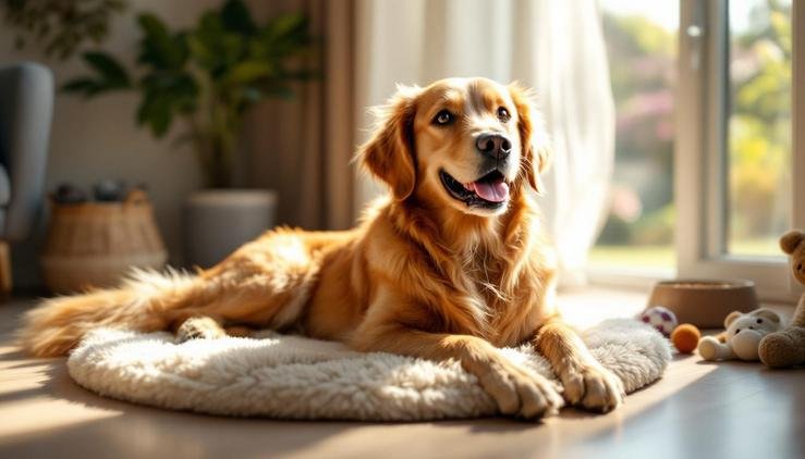 routine quotidienne chien heureux