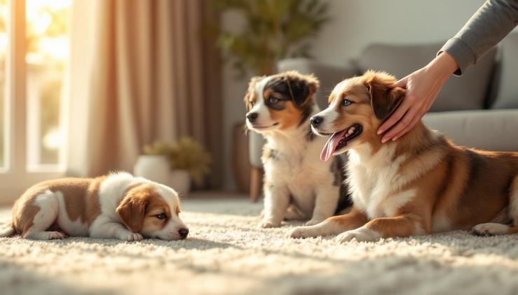 calmer jeune chien techniques