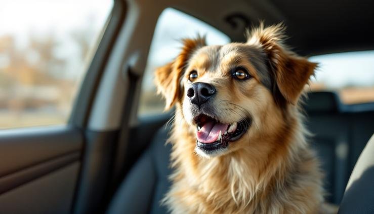 chien aboie voiture stress