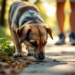 chien arrêt promenade comportement