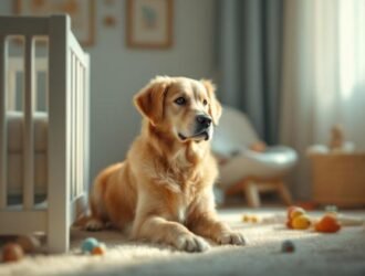 chien bébé comportement réactions