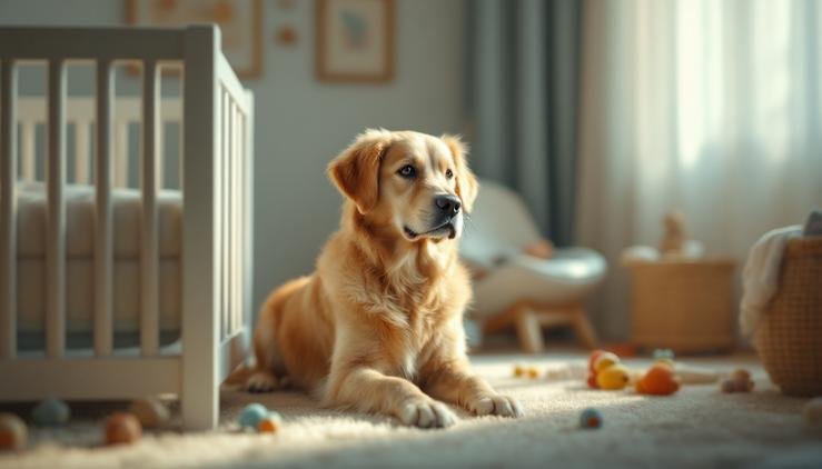 chien bébé comportement réactions