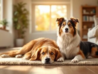 chien calme serein paisible