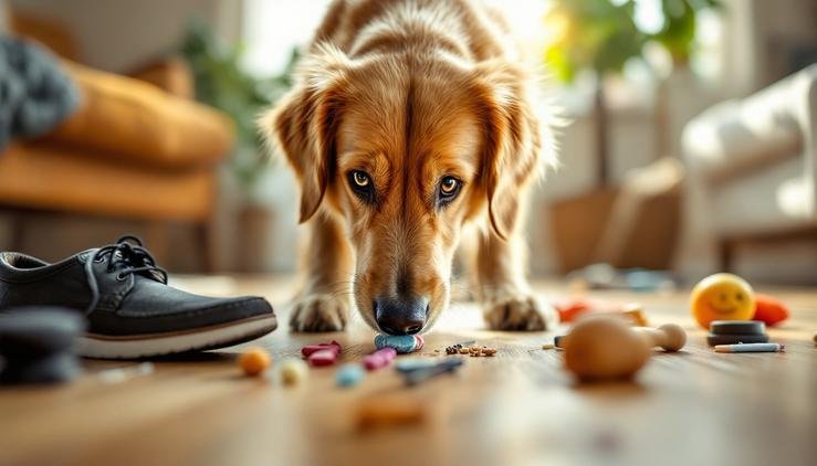 chien mange tout comportement canin