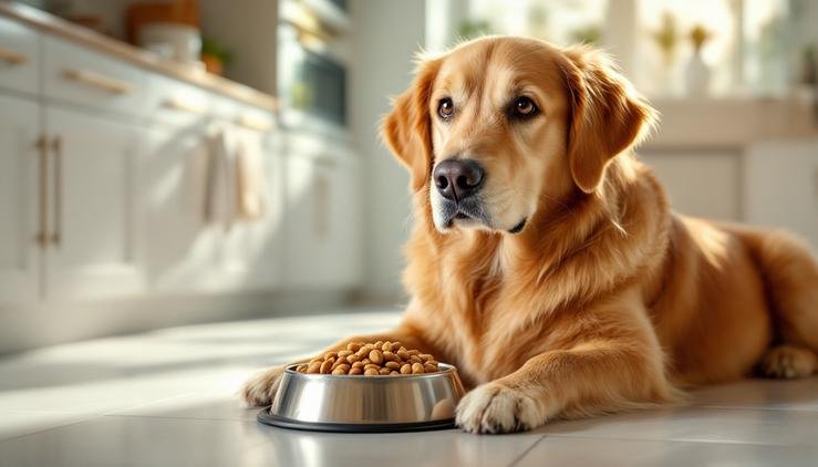 chien obèse gamelle vide