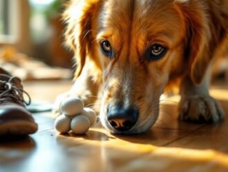 chien mange objets comportement solution