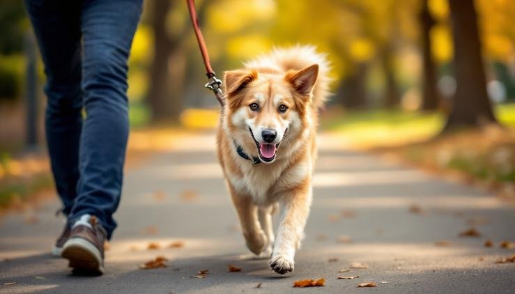 chien tire laisse dressage