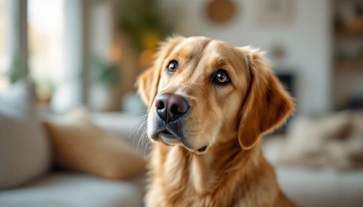 chien tourne tête propriétaire