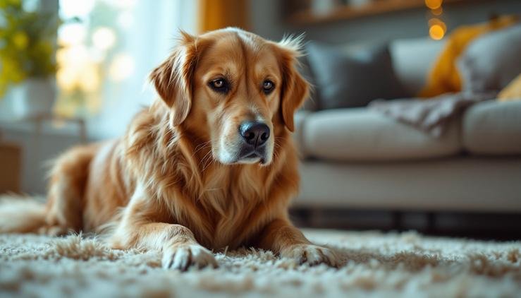 chien tremblements stress pattes