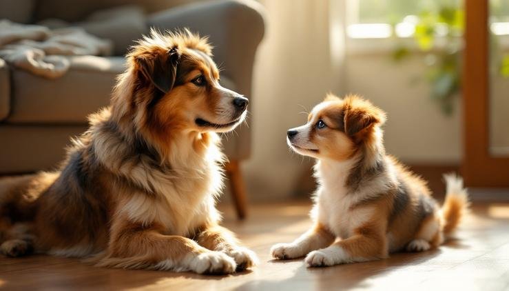 deuxième chien arrivée famille