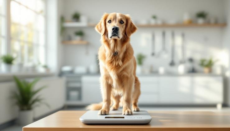 pesée régulière chien matin
