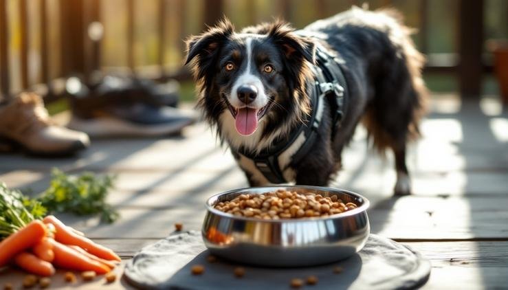 alimentation chien canicross sportif