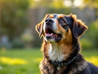 chien hurle comme loup