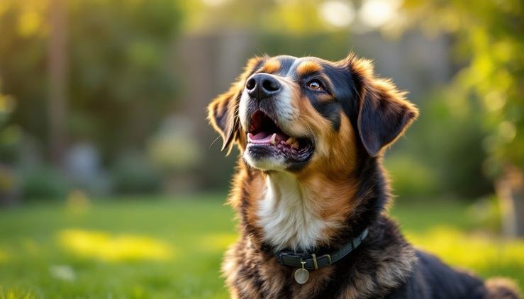 chien hurle comme loup